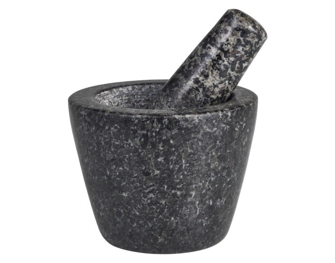 COLE&MASON Mörser mit Stössel Granit 10x10x7.5 cm in präsentiert im Onlineshop von KAQTU Design AG. Küchenhelfer ist von COLE & MASON