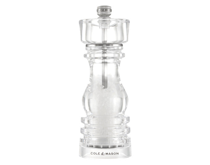 COLE&MASON Salzmühle London Acryl 30x6.8x6.8 cm in präsentiert im Onlineshop von KAQTU Design AG. Salz & Pfeffer ist von COLE & MASON