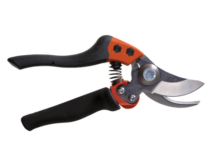 Ergonomische BAHCO Rebschere PXR-M3 mit Rollgriff, ideal für präzises Schneiden, mittlere Grösse, Schneidkapazität bis 3 cm.