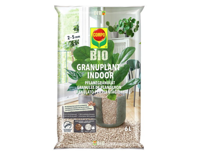 COMPO Pflanzgranulat Bio Granuplant Indoor 6 l in präsentiert im Onlineshop von KAQTU Design AG. Gartenpflege ist von COMPO