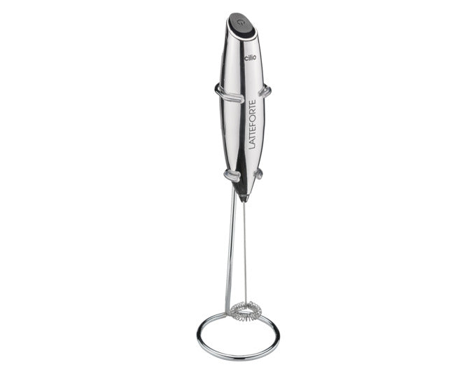 CILIO Milchschäumer Latteforte verchromt 23 cm in präsentiert im Onlineshop von KAQTU Design AG. Küchengerät ist von CILIO