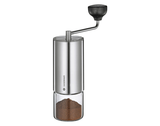 ZASSENHAUS Kaffeemühle Mano 20.5x5.9 cm Edelstahl/Glas in  präsentiert im Onlineshop von KAQTU Design AG. Küchengerät ist von ZASSENHAUS