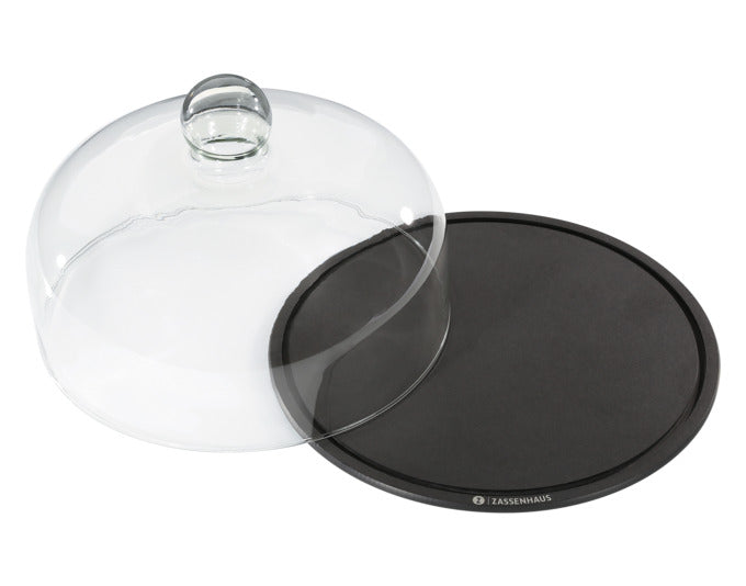 ZASSENHAUS Käseglocke mit Glashaube Comfort Plus ø 28 cm in präsentiert im Onlineshop von KAQTU Design AG. Käsezubehör ist von ZASSENHAUS