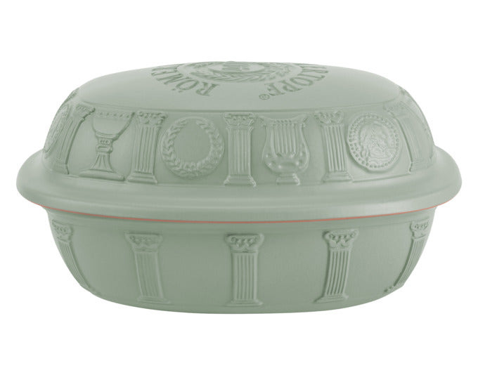 RÖMERTOPF Bräter 40 Jahre Jubiläum 3.5 l 34x26x19 cm grün in präsentiert im Onlineshop von KAQTU Design AG. Topf ist von RÖMERTOPF