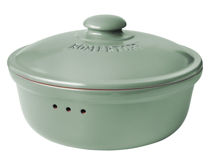 RÖMERTOPF Brottopf rund 4.5 l ø 30x18 cm weiss in präsentiert im Onlineshop von KAQTU Design AG. Brotkorb ist von RÖMERTOPF