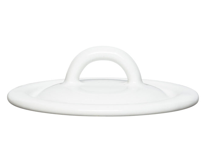 RIESS Deckel Emaille ø 8 cm weiss in präsentiert im Onlineshop von KAQTU Design AG. Topf ist von RIESS