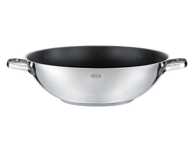 RÖSLE Wok Pureelements Keramik ProCeraPlus ø 32 cm in präsentiert im Onlineshop von KAQTU Design AG. Topf ist von RÖSLE