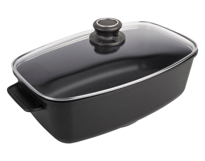 GASTROLUX Bräter mit Glasdeckel BiotanInduktion 46x26x7 cm in präsentiert im Onlineshop von KAQTU Design AG. Topf ist von GASTROLUX