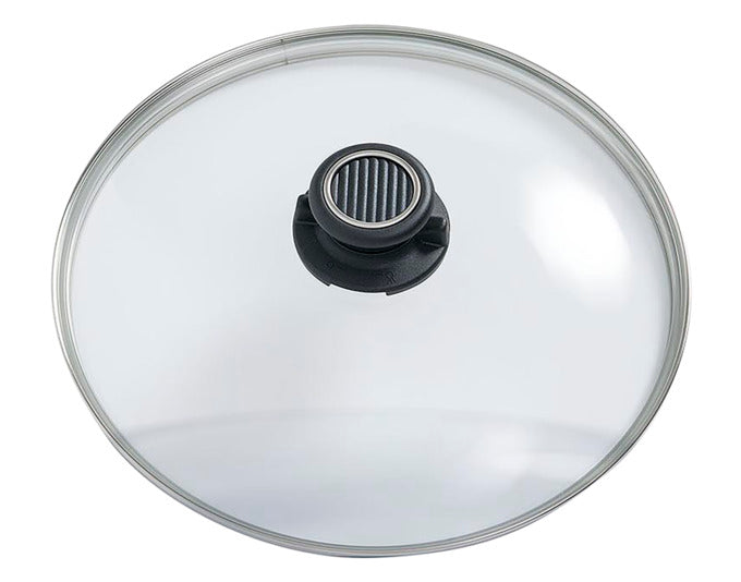 GASTROLUX Glasdeckel Deluxe mit Edelstahlring ø 32 cm in präsentiert im Onlineshop von KAQTU Design AG. Topf ist von GASTROLUX
