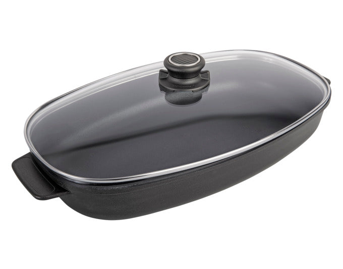 GASTROLUX Bräter mit Glasdeckel Biotan 46x26x7 cm in  präsentiert im Onlineshop von KAQTU Design AG. Topf ist von GASTROLUX