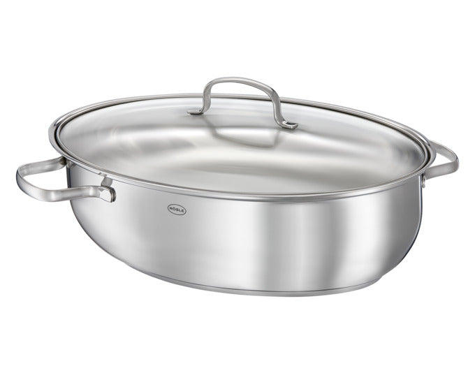 RÖSLE Bräter oval mit Glasdeckel Elegance in präsentiert im Onlineshop von KAQTU Design AG. Topf ist von RÖSLE