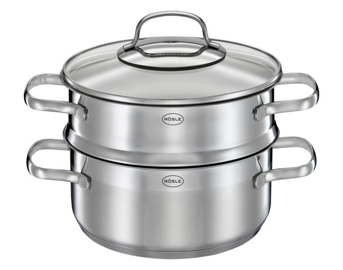 RÖSLE Dämpfer Elegance ø 24 cm in präsentiert im Onlineshop von KAQTU Design AG. Topf ist von RÖSLE