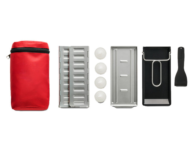 Entdecken Sie den KISAG Raclette Candle Light Pro Mini-Ofen – ideal für Raclette und mehr, überall einsetzbar, kompakt und stromlos.