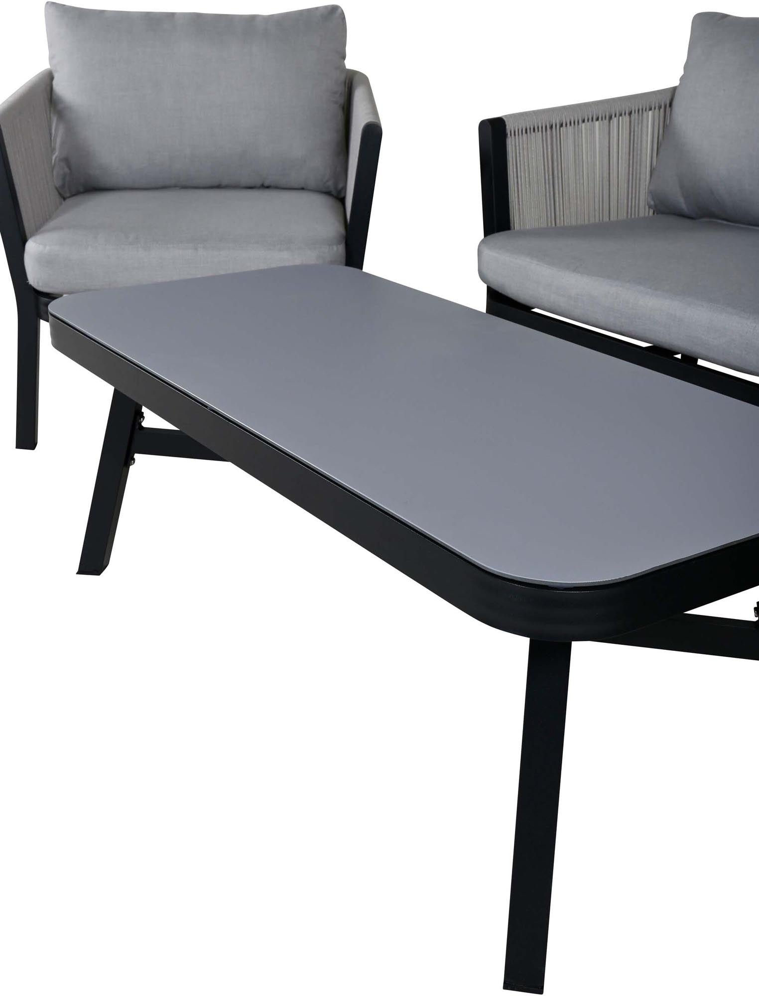 Entdecken Sie das elegante Virya Sofa Outdoorset 120cm von Venture Home – stilvoll, langlebig und perfekt für entspannte Momente im Freien.