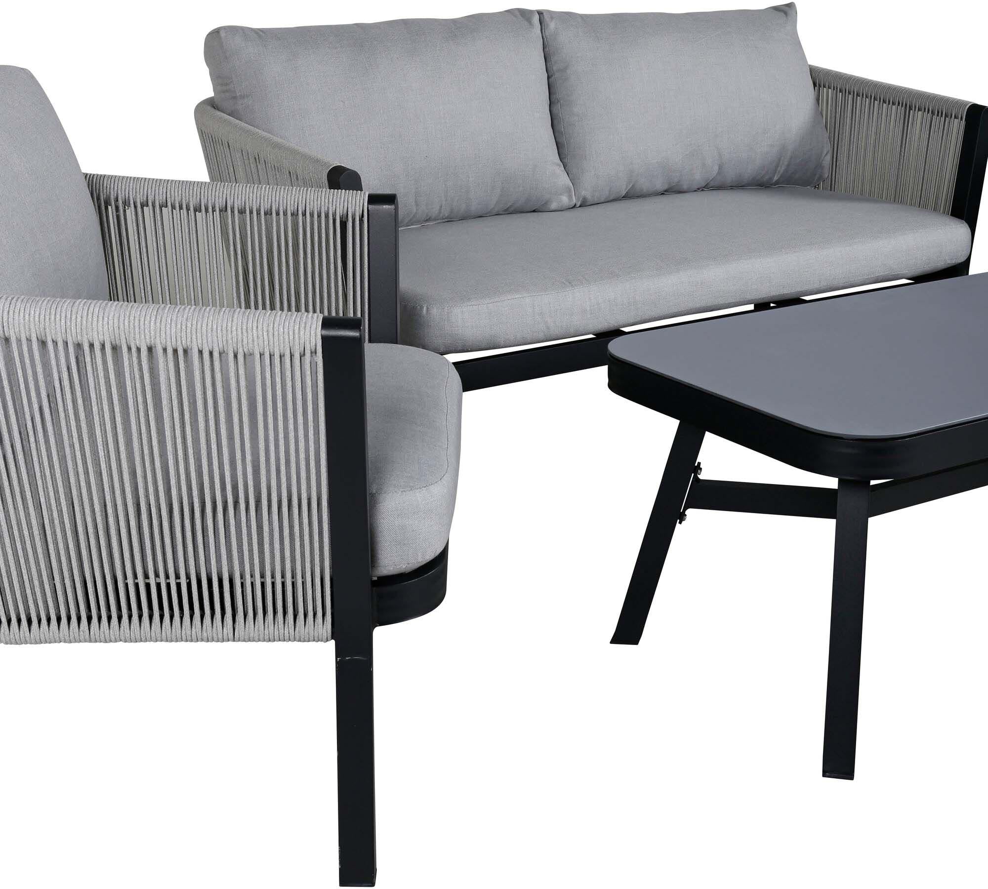 Virya Sofa Outdoorset 120cm in Grau präsentiert im Onlineshop von KAQTU Design AG. Loungeset ist von Venture Home
