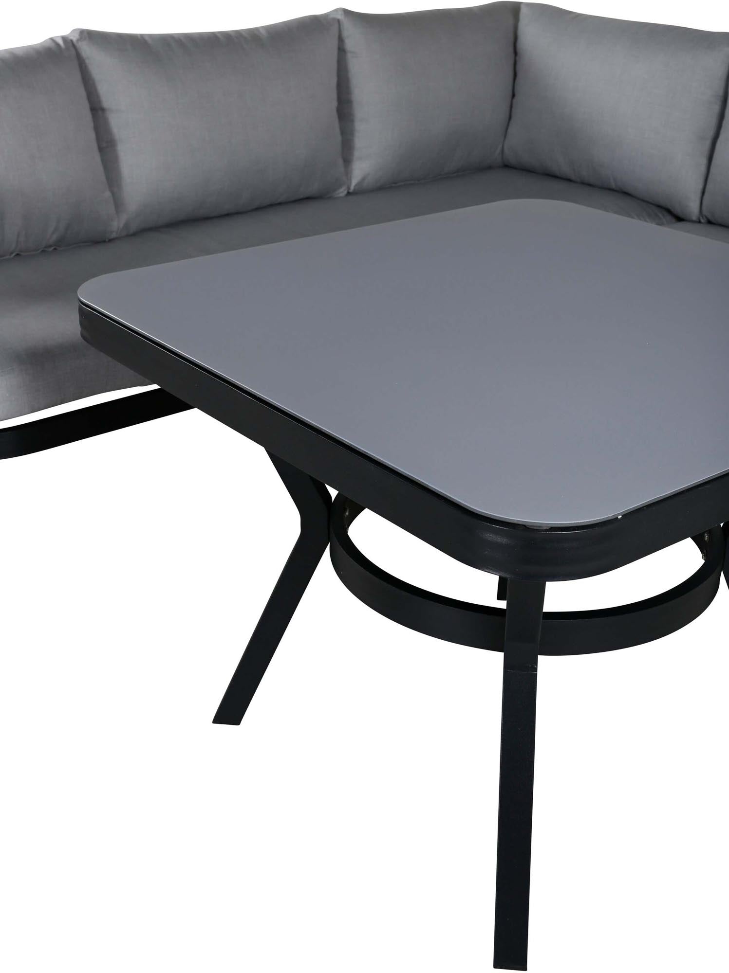 Entspannen Sie stilvoll im Freien mit dem Virya Ecksofa Outdoorset 90cm von Venture Home – modern, komfortabel und langlebig.