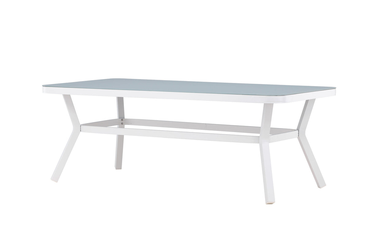 Virya Gartentisch in Weiss präsentiert im Onlineshop von KAQTU Design AG. Gartentisch ist von Venture Home
