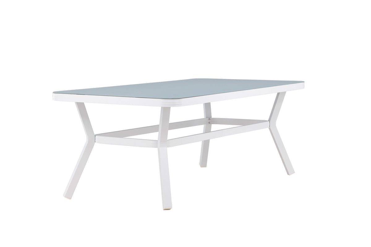 Virya Gartentisch in Weiss präsentiert im Onlineshop von KAQTU Design AG. Gartentisch ist von Venture Home