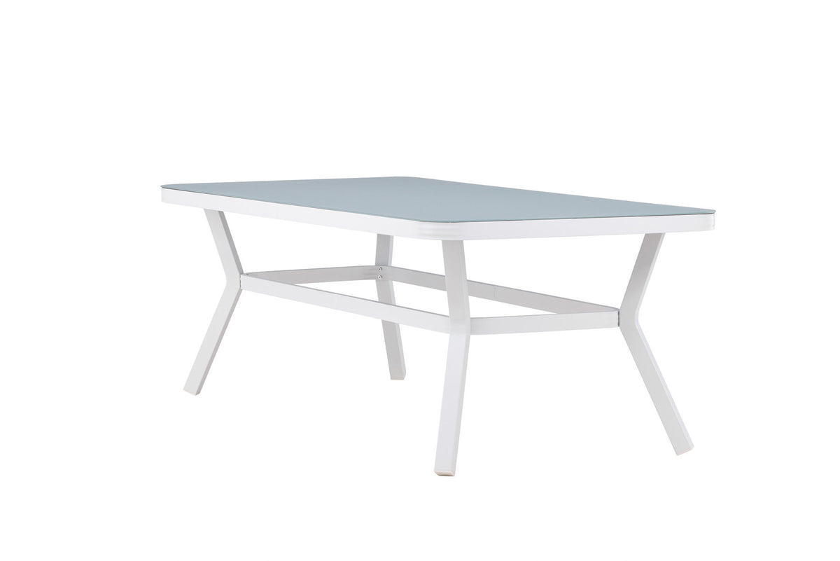 Virya Gartentisch in Weiss präsentiert im Onlineshop von KAQTU Design AG. Gartentisch ist von Venture Home