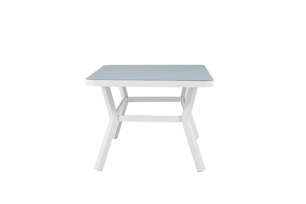 Virya Gartentisch in Weiss präsentiert im Onlineshop von KAQTU Design AG. Gartentisch ist von Venture Home