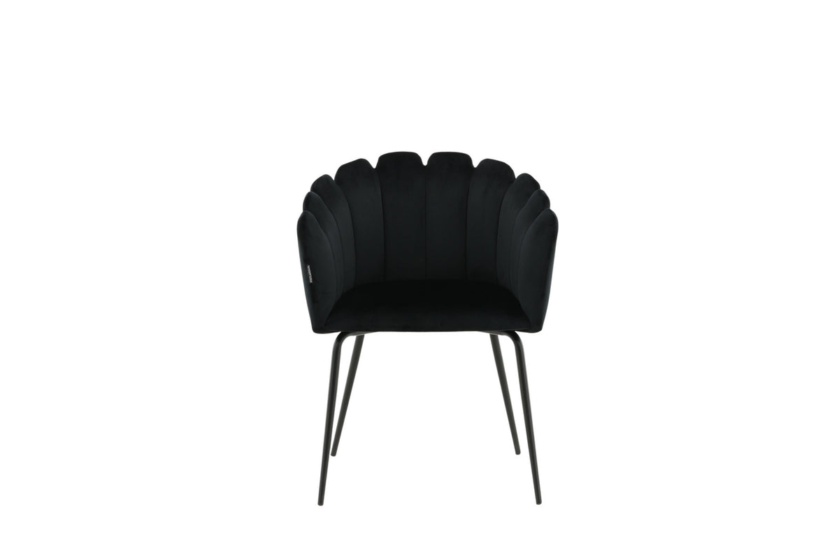 Limhamn Stuhl in Schwarz präsentiert im Onlineshop von KAQTU Design AG. Schalenstuhl mit Armlehne ist von Furniture Fashion