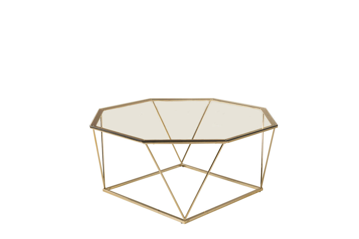 Österlen Beistelltisch in Gold präsentiert im Onlineshop von KAQTU Design AG. Beistelltisch ist von Furniture Fashion