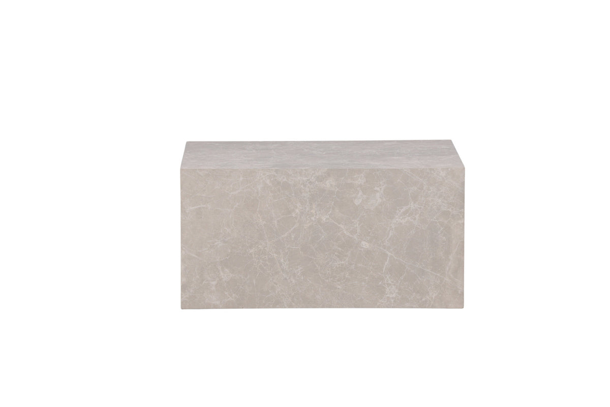 York Coffee Tisch Low in Beige präsentiert im Onlineshop von KAQTU Design AG. Beistelltisch ist von Venture Home