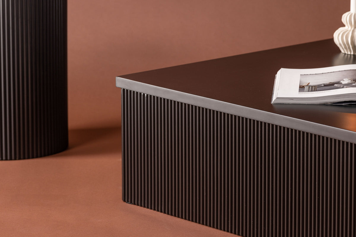 Lenox Sofatisch in Schwarz präsentiert im Onlineshop von KAQTU Design AG. Beistelltisch ist von Venture Home