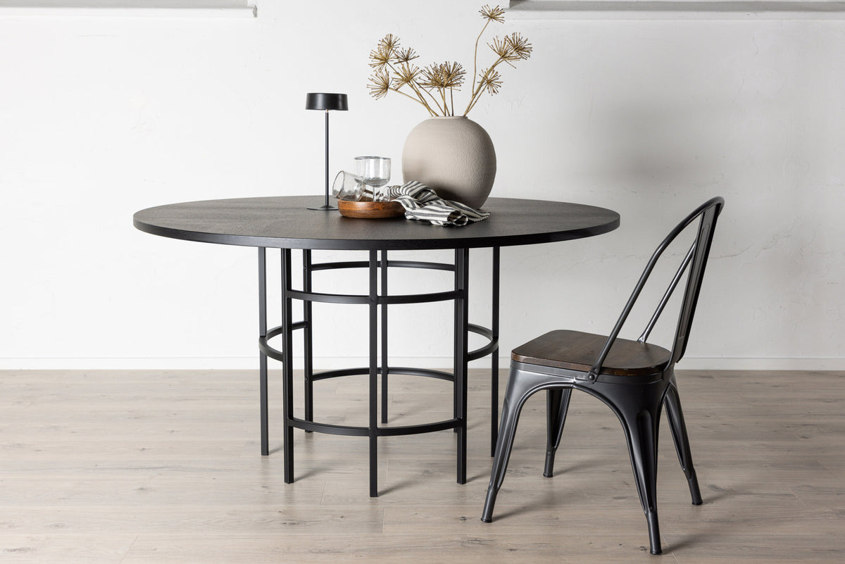 Copenhagen Esstisch in Schwarz präsentiert im Onlineshop von KAQTU Design AG. Esstisch ist von Furniture Fashion