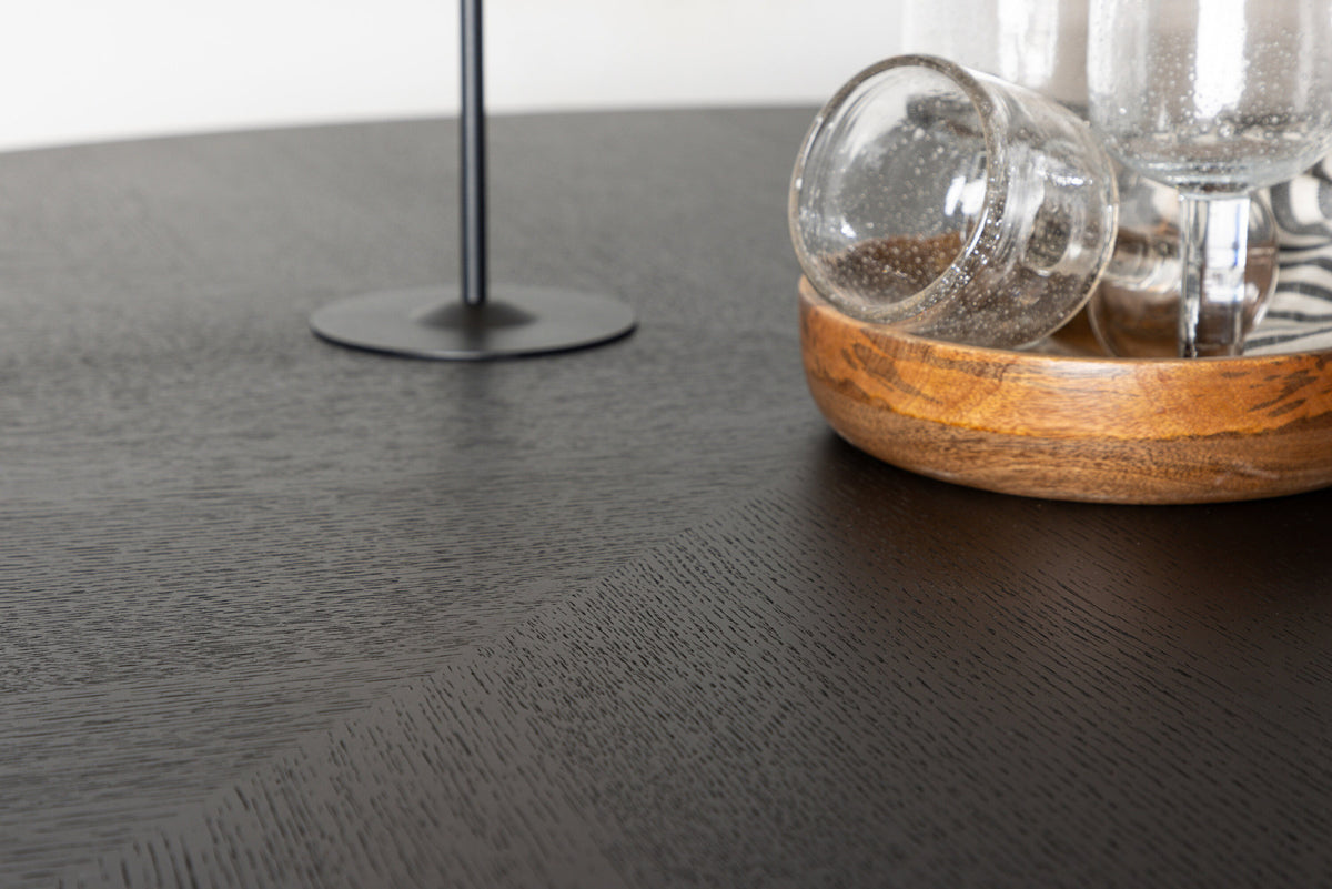 Copenhagen Esstisch in Schwarz präsentiert im Onlineshop von KAQTU Design AG. Esstisch ist von Furniture Fashion
