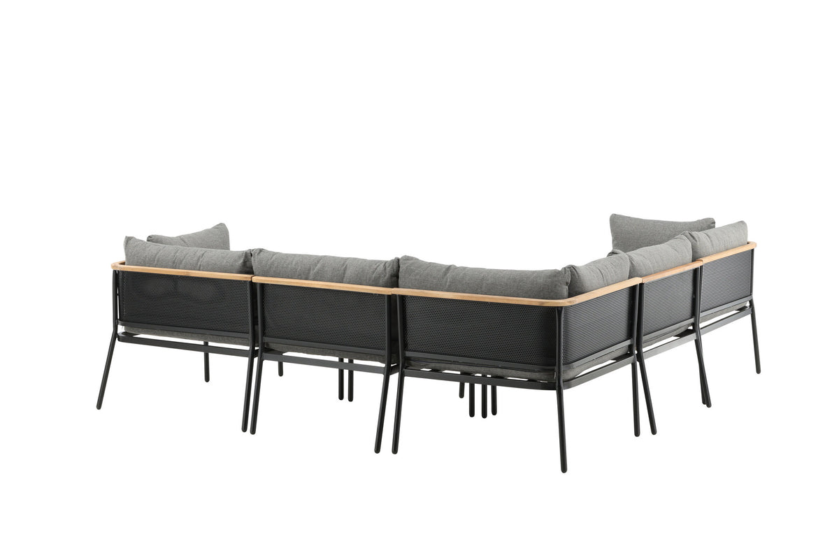 Nettan Ecksofa Outdoorset 106cm in Grau präsentiert im Onlineshop von KAQTU Design AG. Loungeset ist von Venture Home