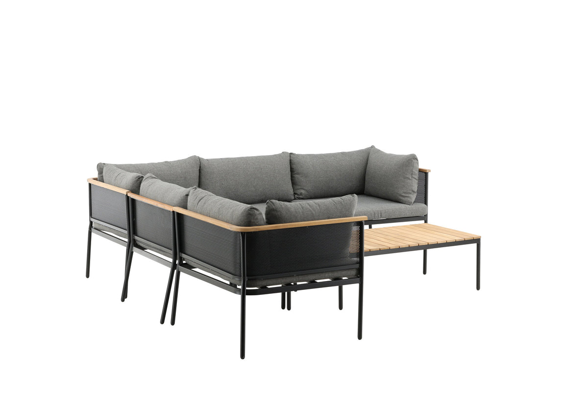Nettan Ecksofa Outdoorset 106cm in Grau präsentiert im Onlineshop von KAQTU Design AG. Loungeset ist von Venture Home