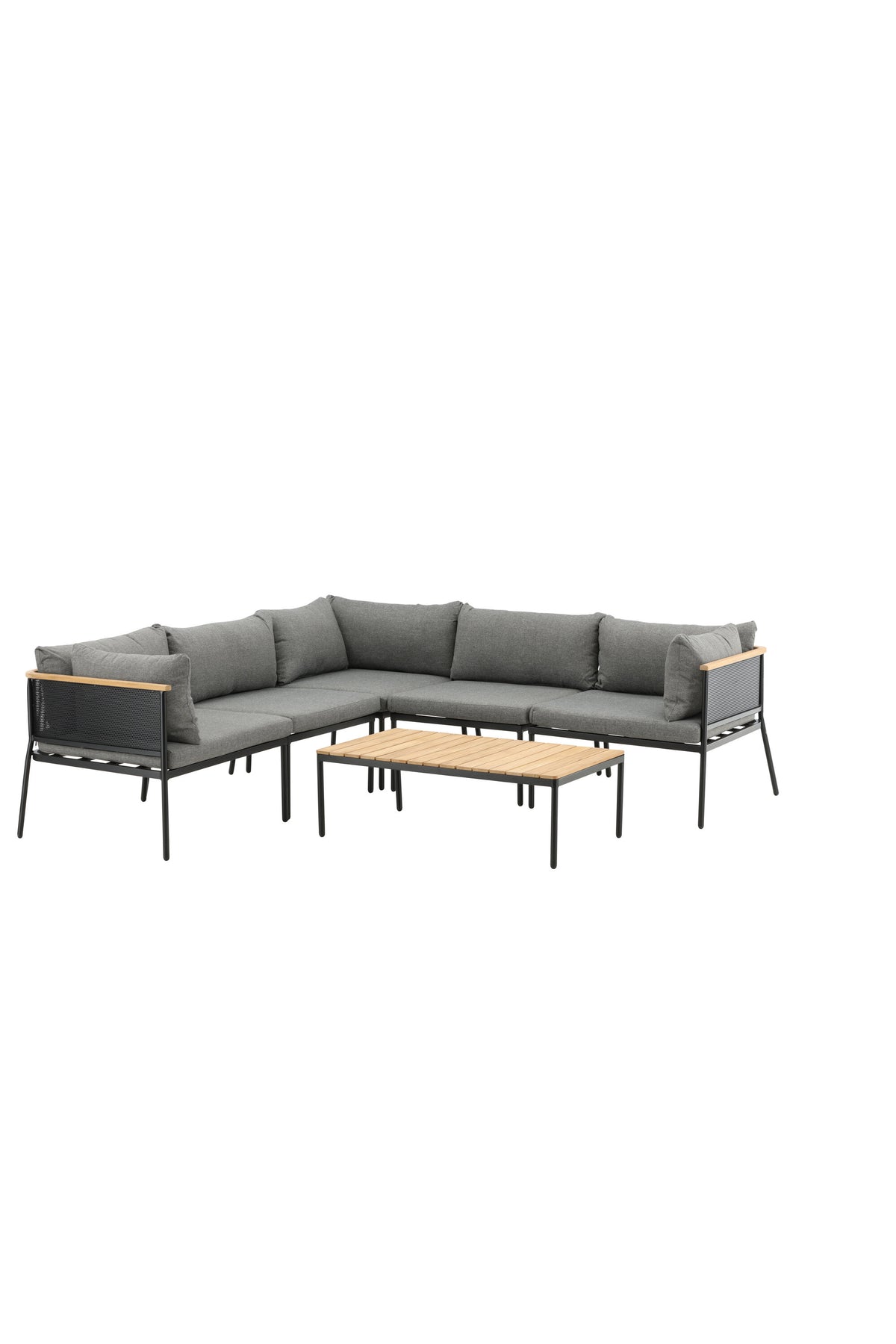 Nettan Ecksofa Outdoorset 106cm in Grau präsentiert im Onlineshop von KAQTU Design AG. Loungeset ist von Venture Home