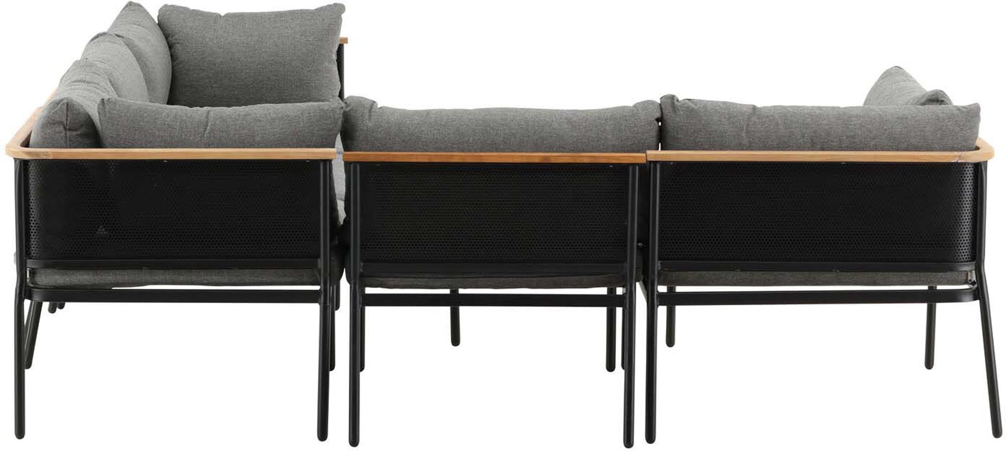 Modulares Nettan Ecksofa von Venture Home: Hochwertig, flexibel und komfortabel für Ihre Gartenlounge. Ideal für entspannte Stunden im Freien.