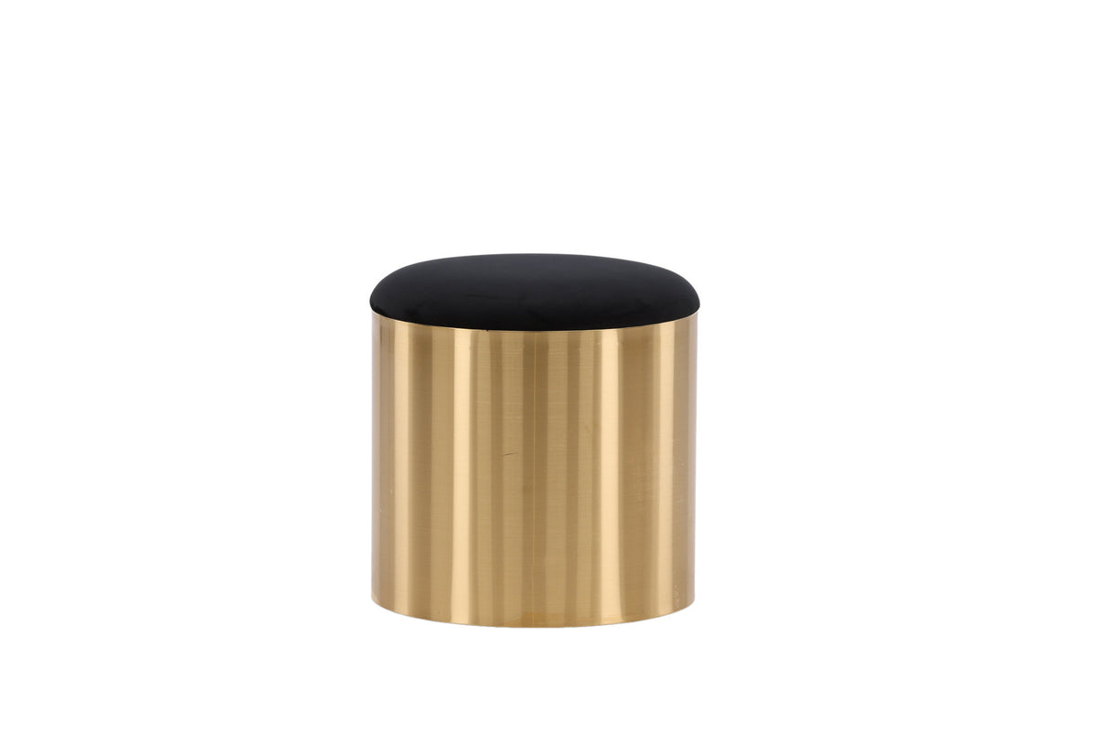 Puff Hocker in Gold präsentiert im Onlineshop von KAQTU Design AG. Pouf ist von Furniture Fashion