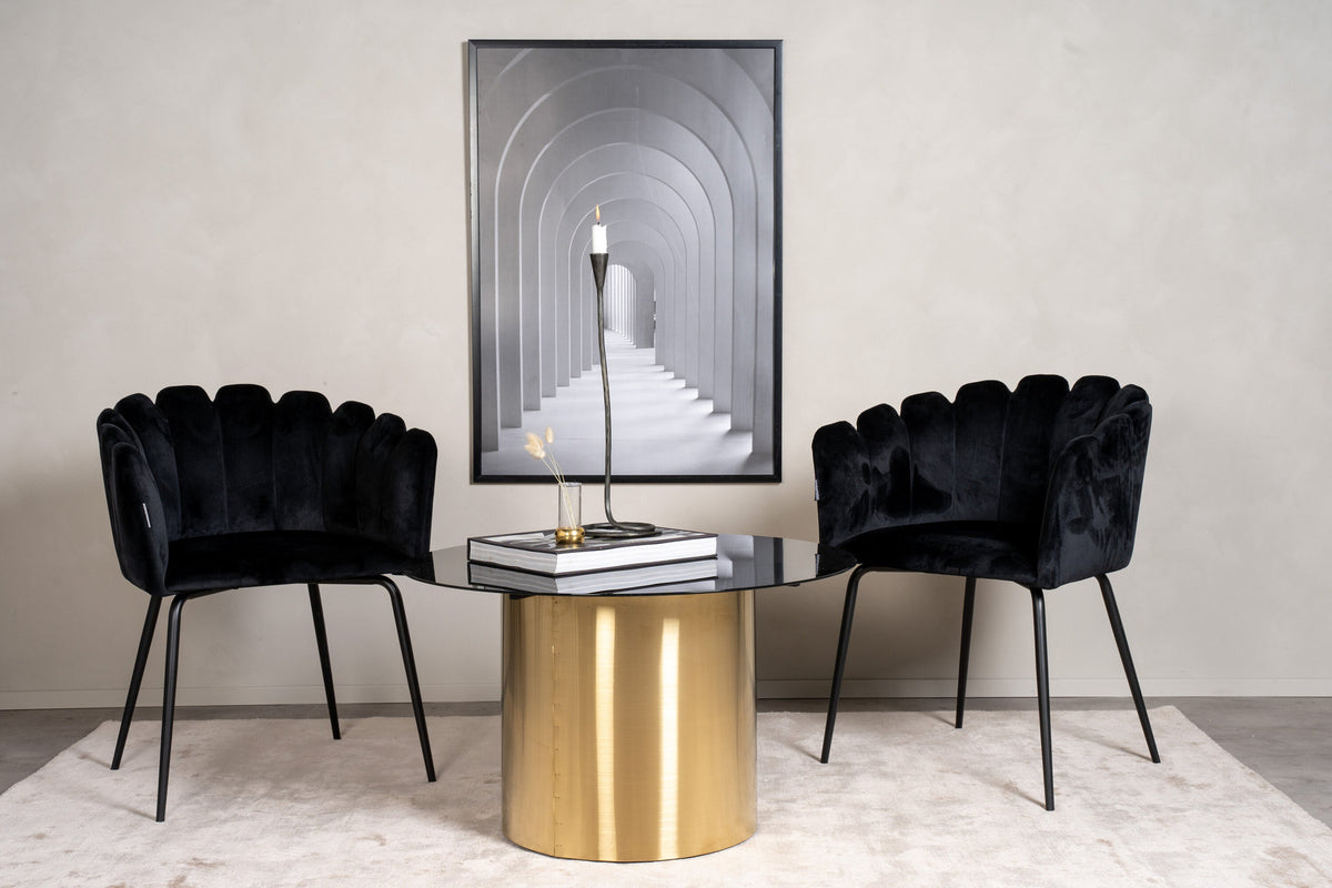 Ystad Beistelltisch in Schwarz präsentiert im Onlineshop von KAQTU Design AG. Beistelltisch ist von Furniture Fashion