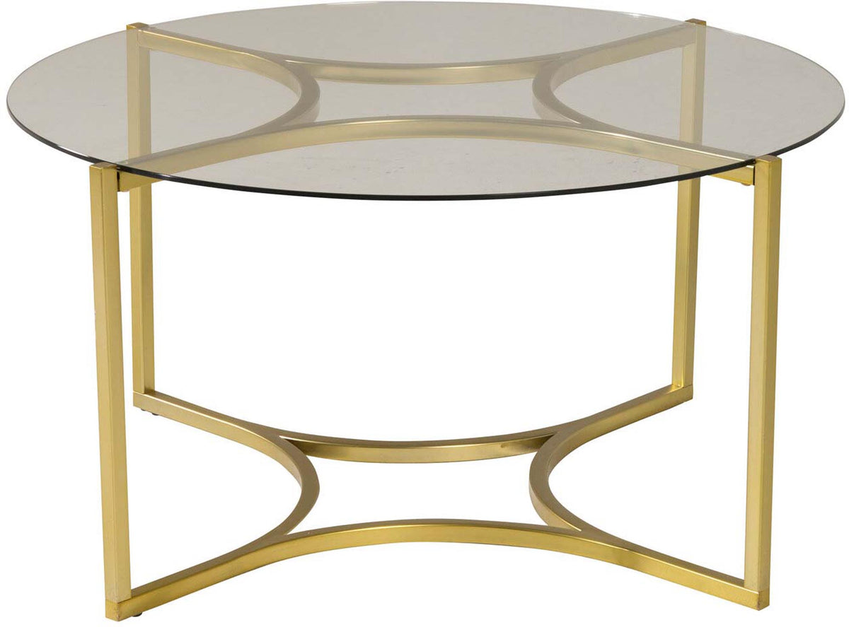 Kivik Beistelltisch in Gold präsentiert im Onlineshop von KAQTU Design AG. Beistelltisch ist von Furniture Fashion
