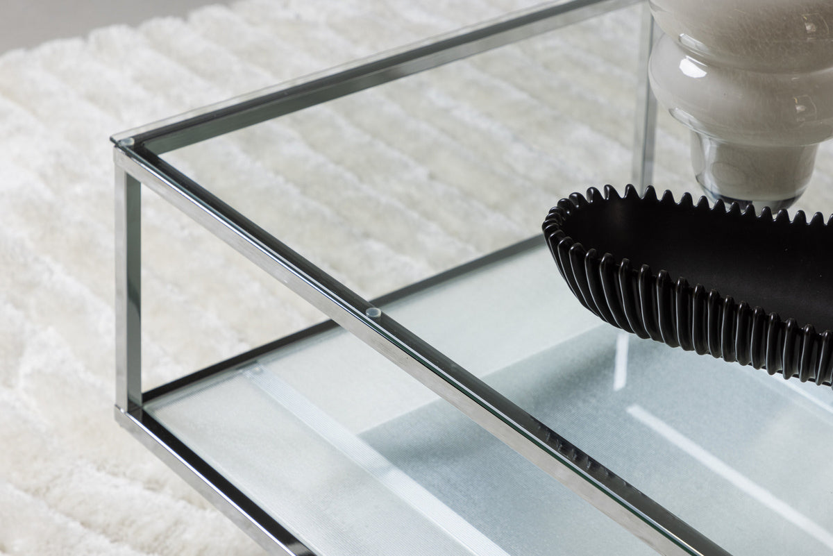 Maglehem Coffee Tisch in Transparent präsentiert im Onlineshop von KAQTU Design AG. Beistelltisch ist von Furniture Fashion