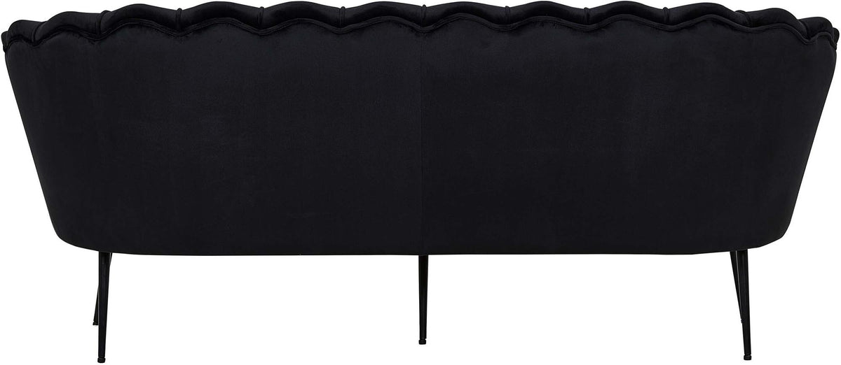 Calais Sofa in Schwarz präsentiert im Onlineshop von KAQTU Design AG. 3er Sofa ist von Venture Home