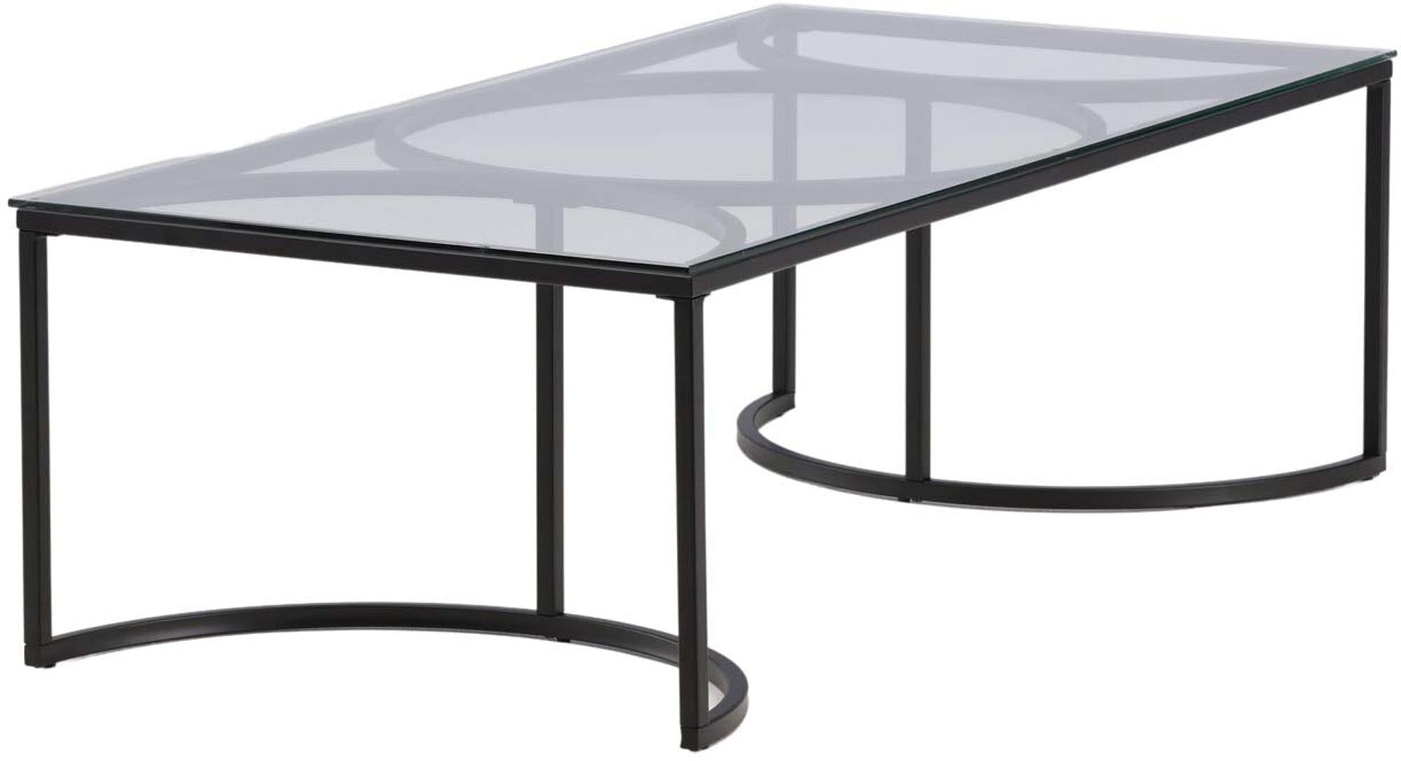 Skanör Beistelltisch: Moderner Tisch aus Glas und Stahl, ideal für stilvolle Akzente in jedem Raum. Vielseitig und elegant!