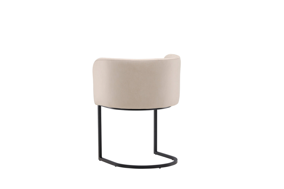 Simrishamn Stuhl in Beige präsentiert im Onlineshop von KAQTU Design AG. Schalenstuhl mit Armlehne ist von Furniture Fashion
