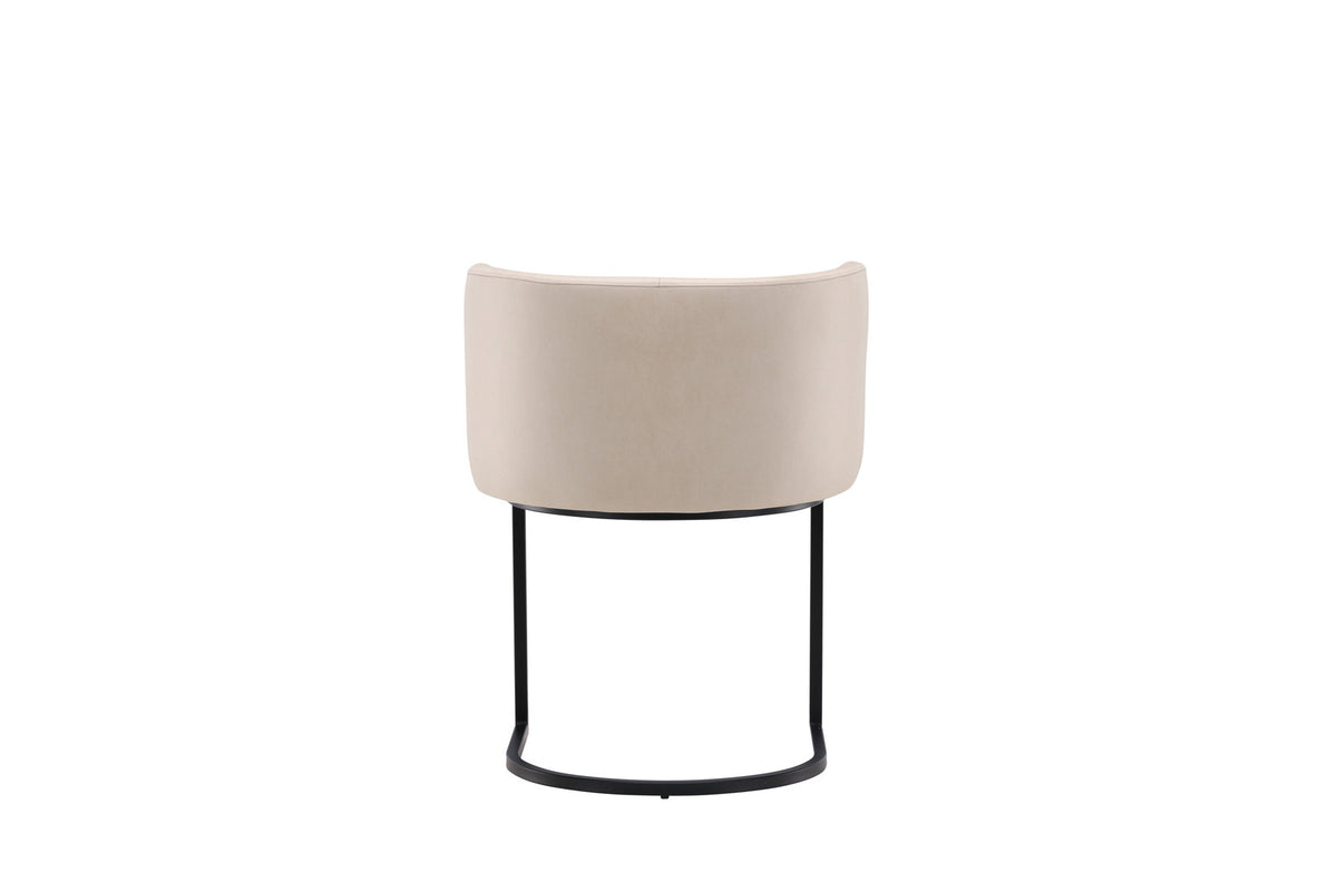 Simrishamn Stuhl in Beige präsentiert im Onlineshop von KAQTU Design AG. Schalenstuhl mit Armlehne ist von Furniture Fashion