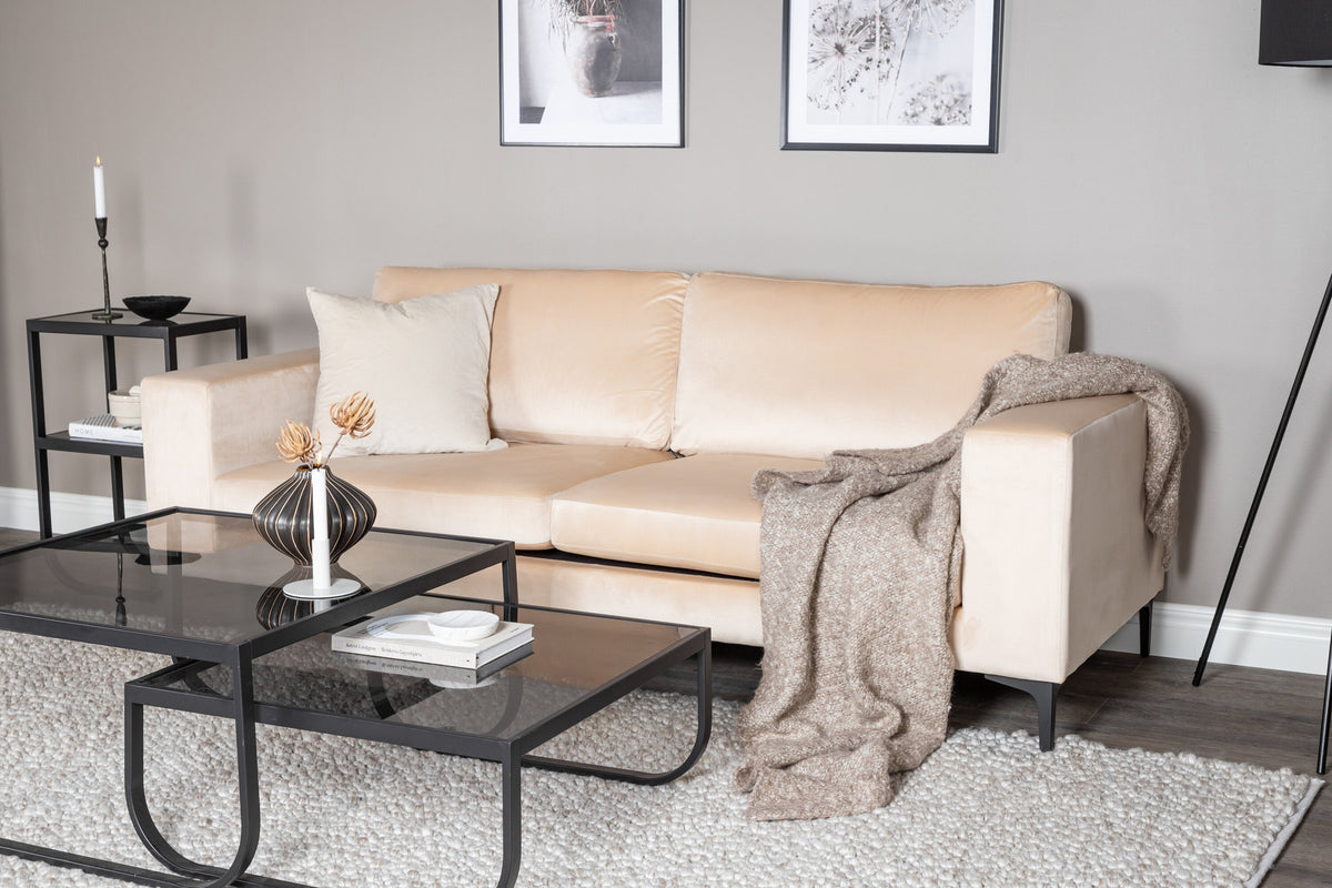 Bolero Sofa in Beige präsentiert im Onlineshop von KAQTU Design AG. 3er Sofa ist von Venture Home