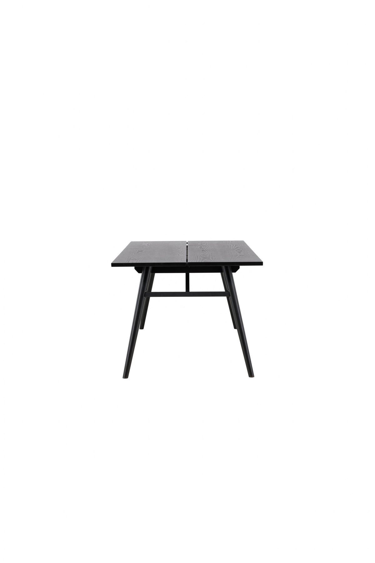 Sleek ausziehbarer Tisch in Schwarz präsentiert im Onlineshop von KAQTU Design AG. Esstisch ist von Venture Home