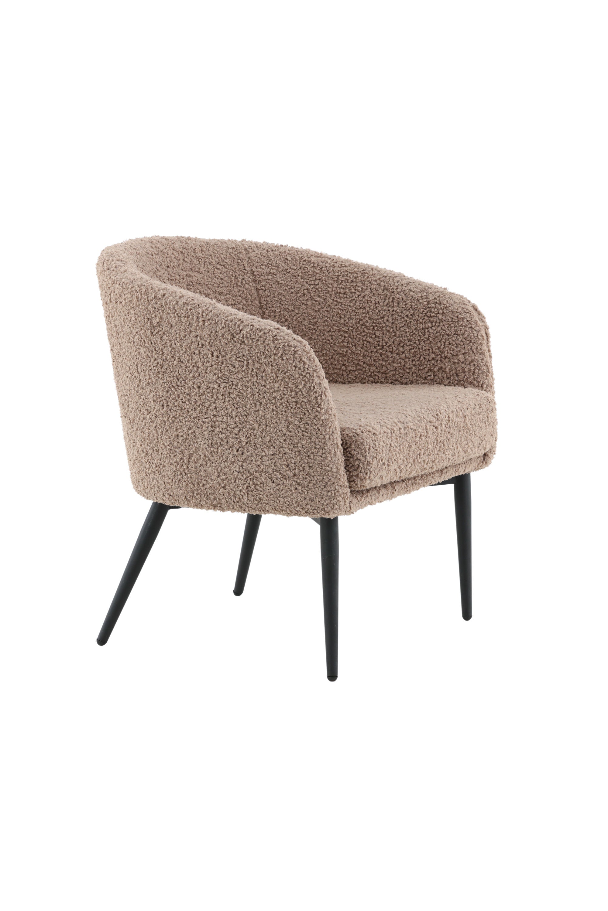 Fluffy Single Sofa in Braun präsentiert im Onlineshop von KAQTU Design AG. Sessel mit Armlehnen ist von Venture Home