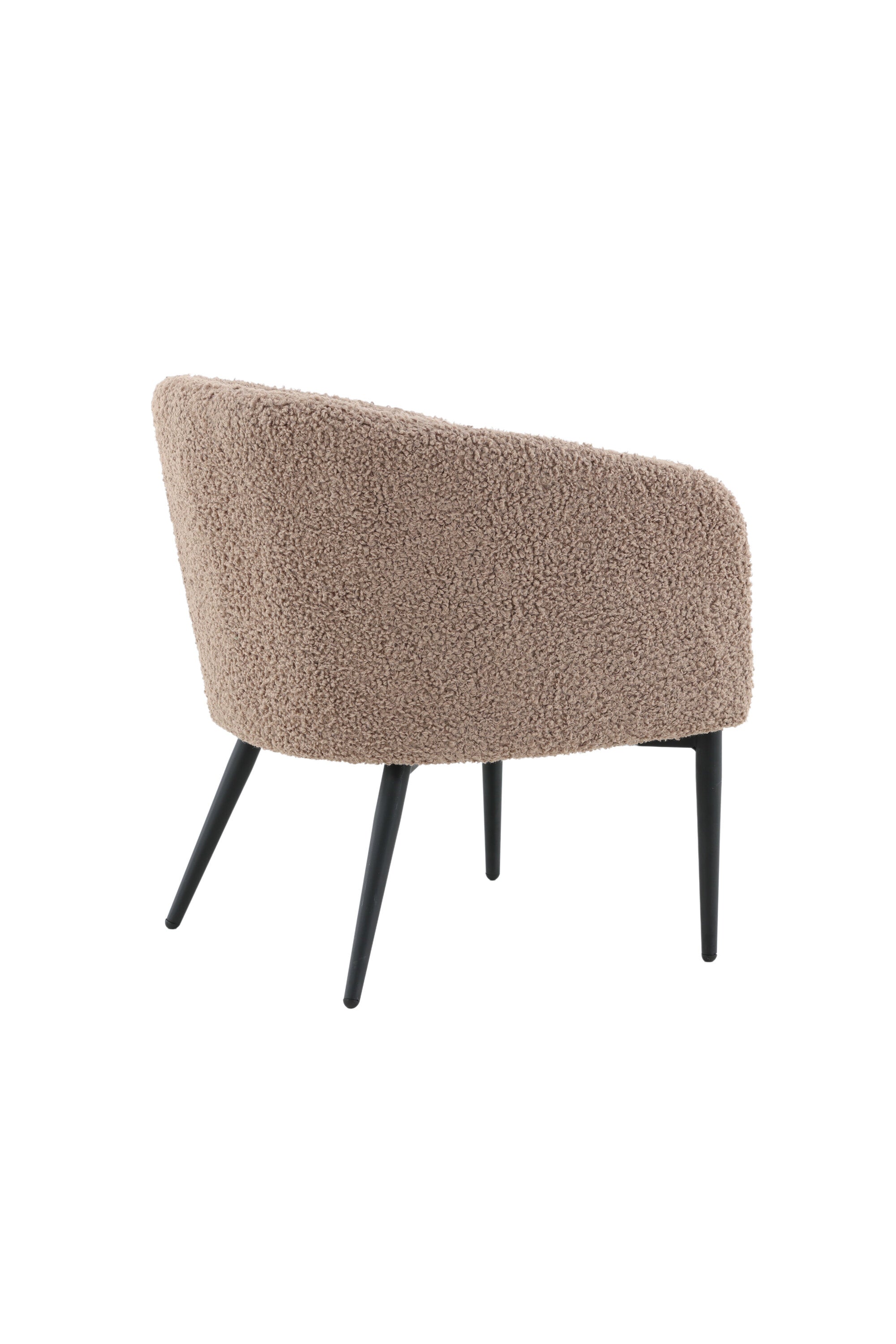 Fluffy Single Sofa in Braun präsentiert im Onlineshop von KAQTU Design AG. Sessel mit Armlehnen ist von Venture Home
