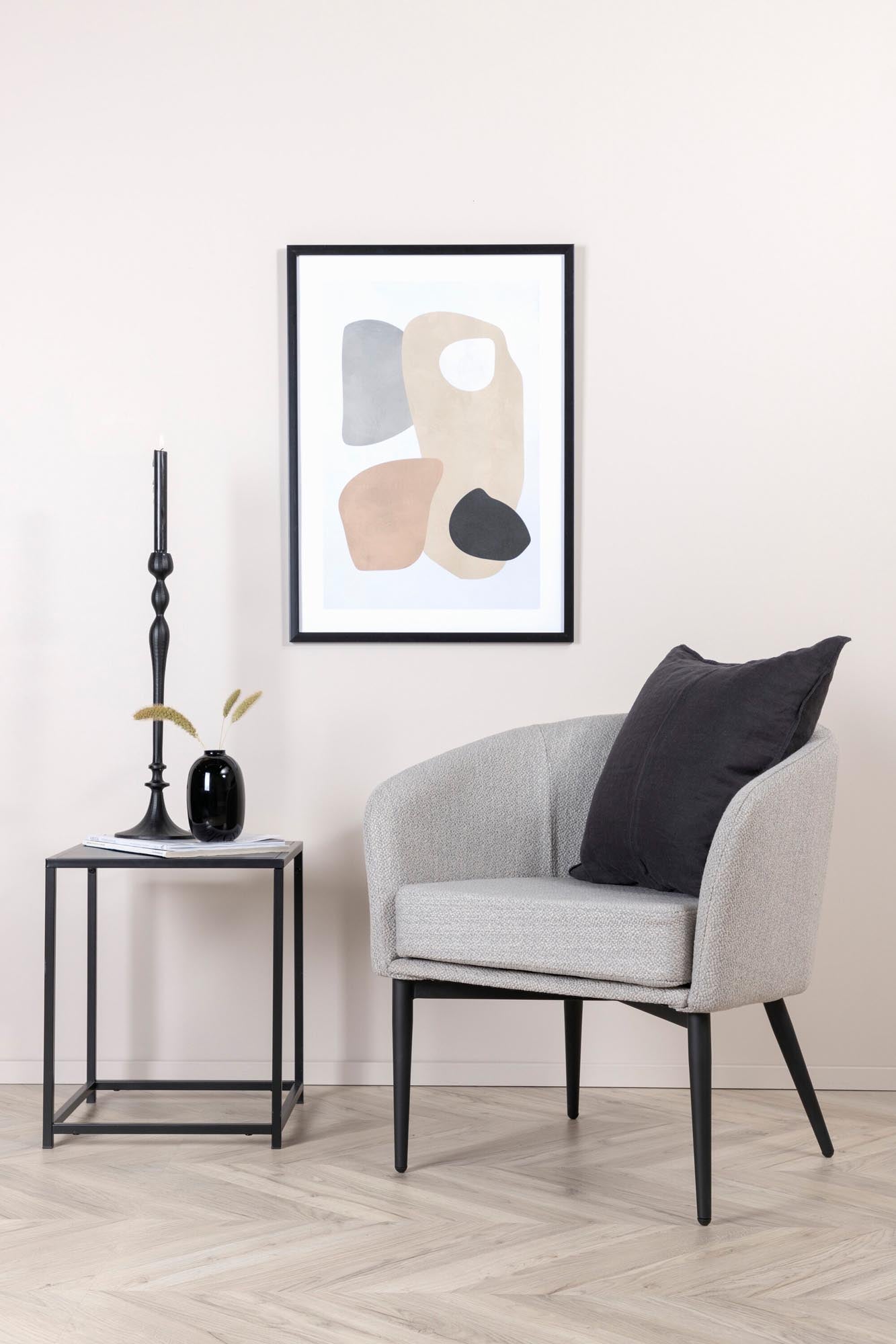 Elegantes Fluffy Sofa in Schwarz – Komfort trifft auf modernes Design.