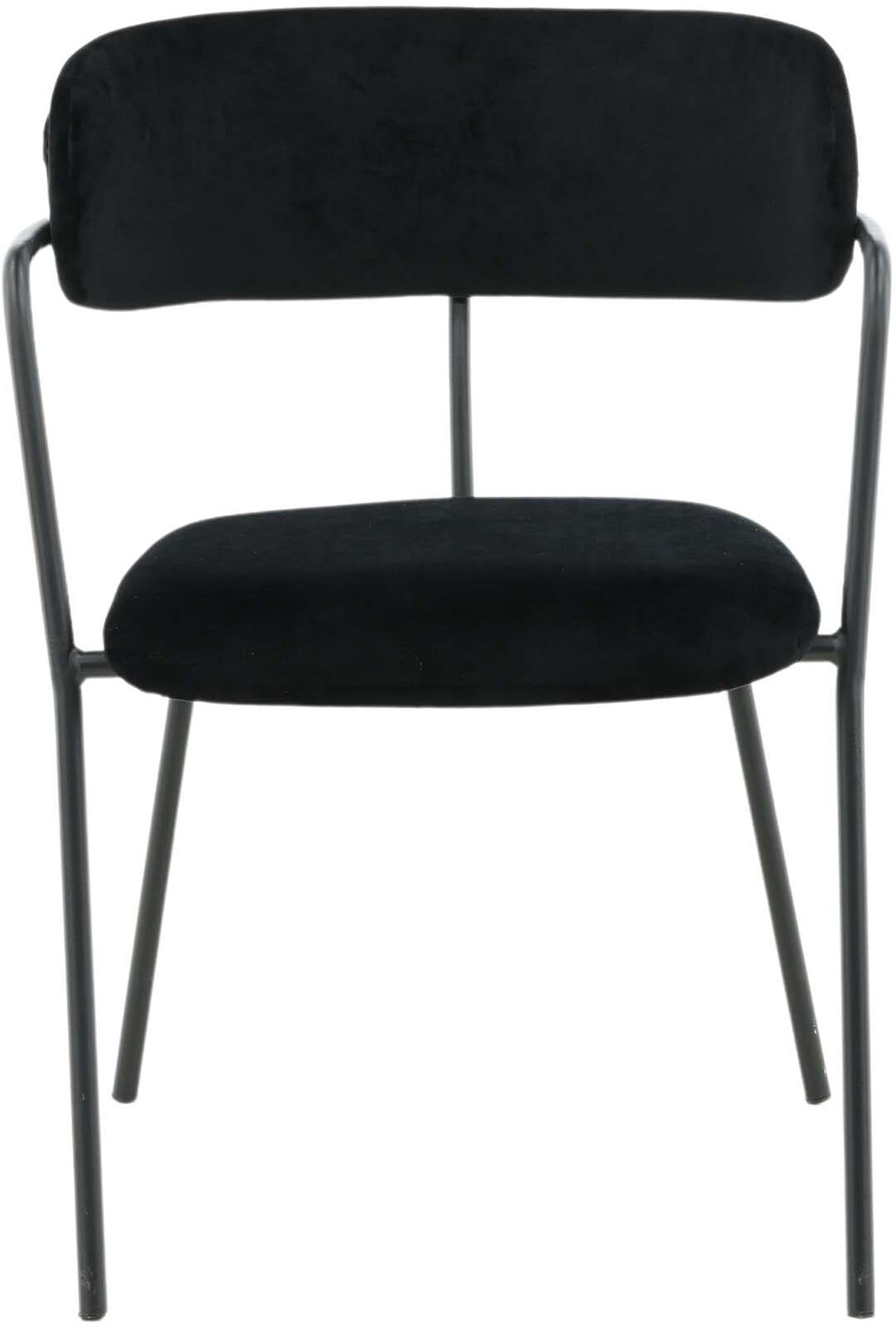 Stylischer Arrow Armlehnstuhl von Venture Home: Luxuriöser Samt und robuster Metallrahmen bieten Eleganz und Komfort für jedes Zuhause.