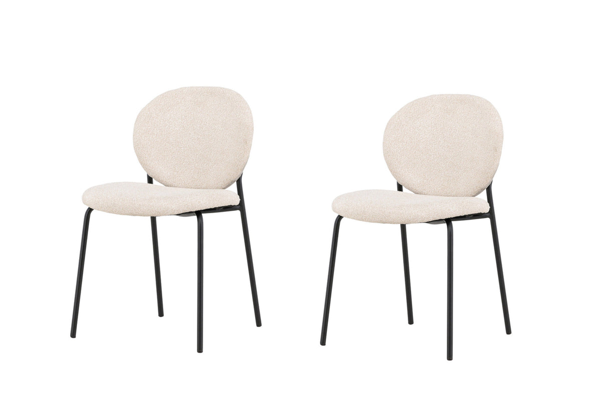 Vault Esszimmerstuhl in Beige präsentiert im Onlineshop von KAQTU Design AG. Stuhl ist von Venture Home