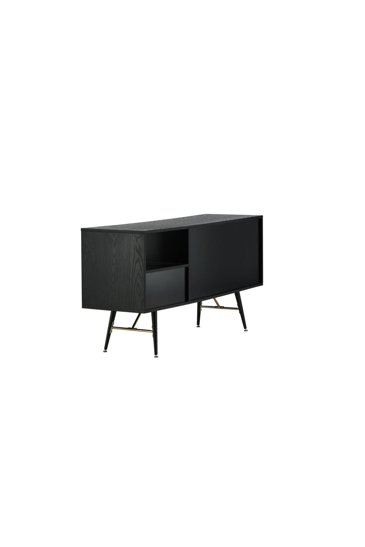 Gold Kommode in Schwarz präsentiert im Onlineshop von KAQTU Design AG. Regal Zubehör ist von Venture Home